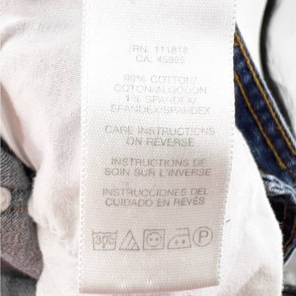 ✅ MICHAEL MICHAEL KORS WIDE LEG CROPPED JEANS SIZE 10 PETITE - Picture 8 of 8